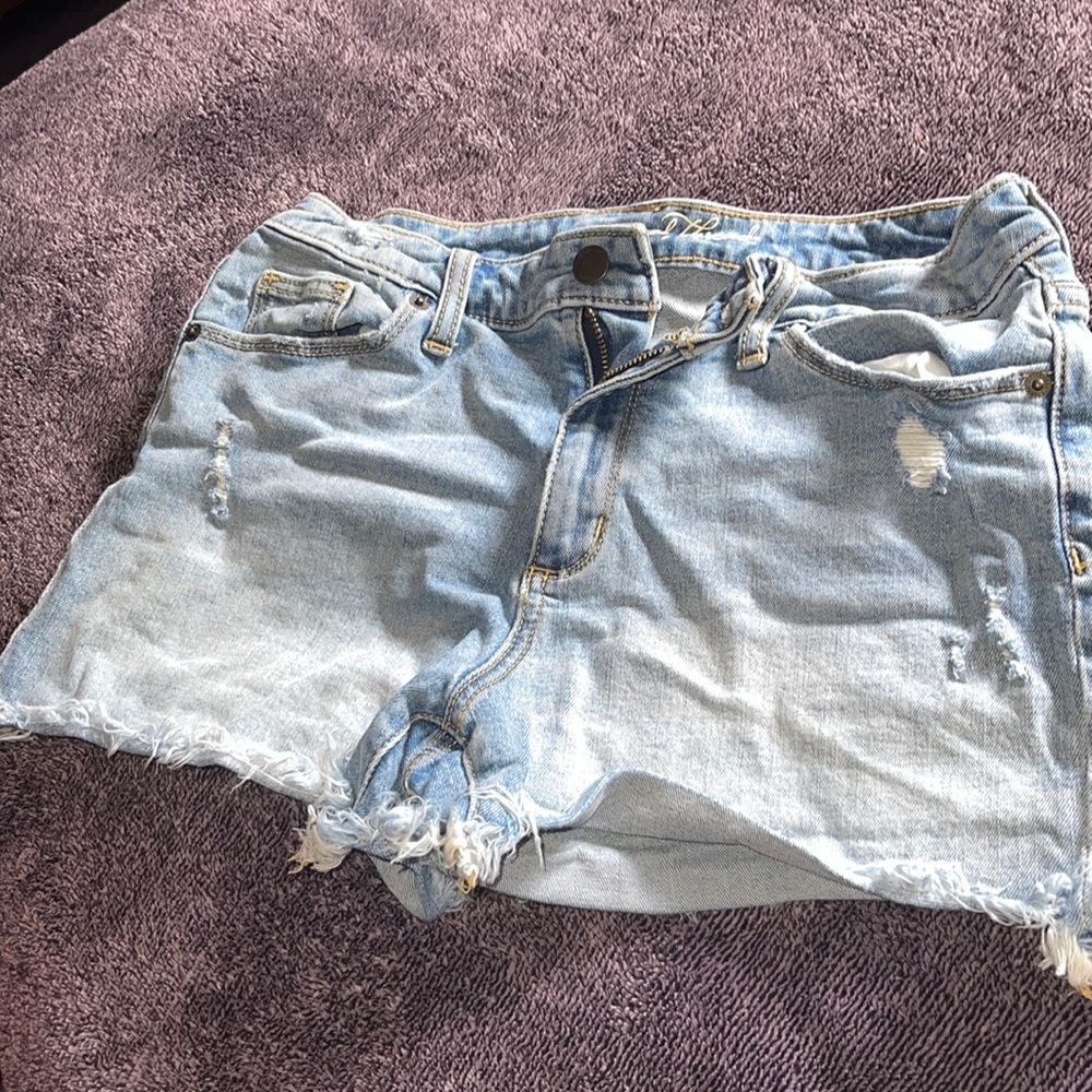 Womens Distress Shorts